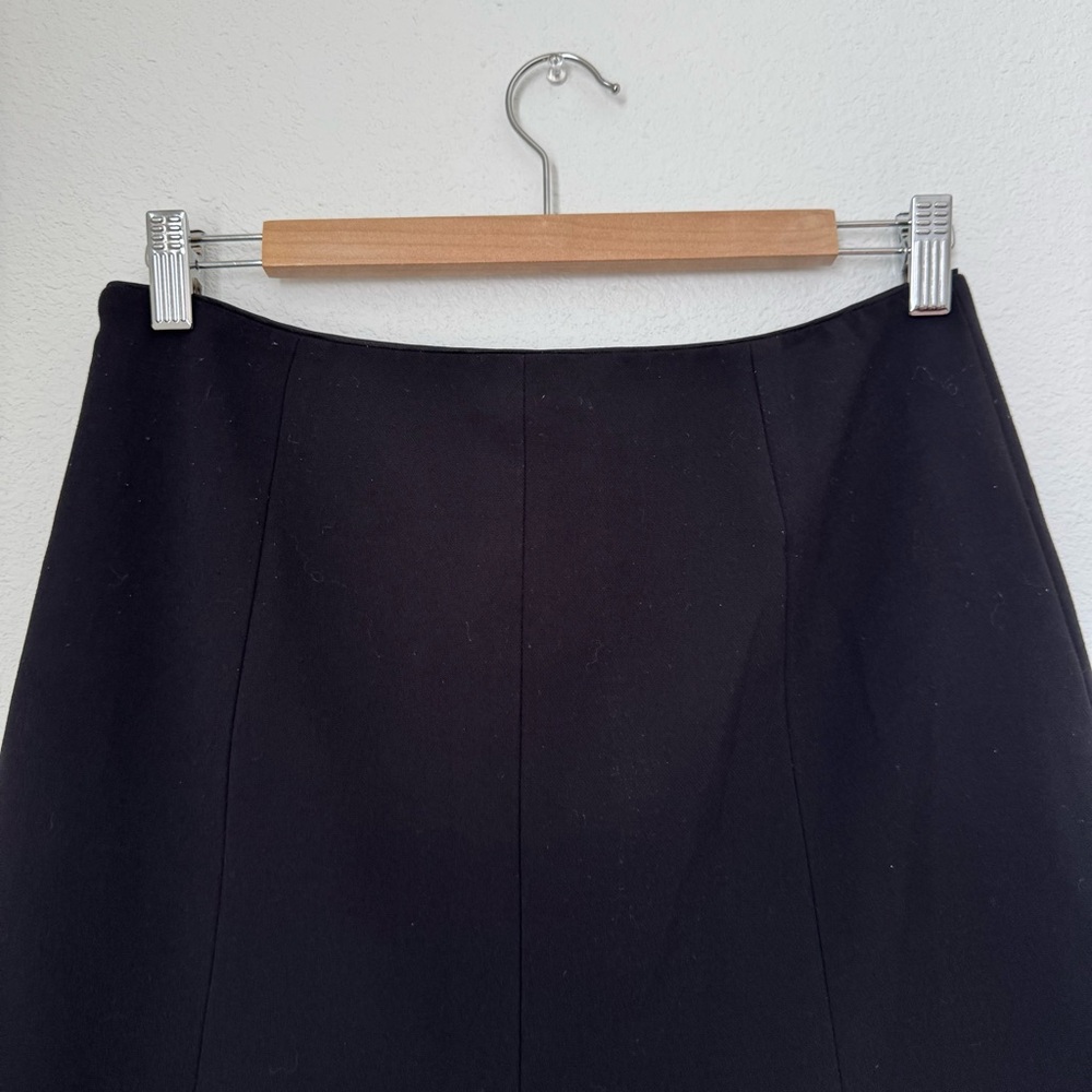 White House Black Market Black A-Line Mini Skirt - Picture 9 of 14